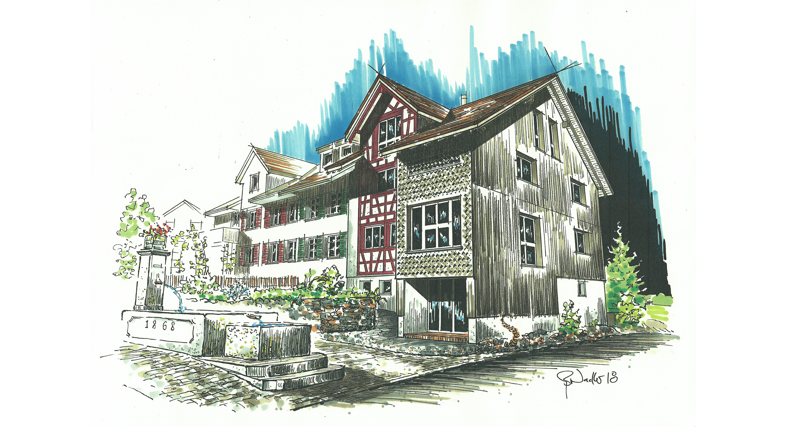 Umbau Wohnhaus, Ersatazbau Scheune, Tuttwil